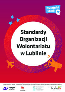 Okładka Standardów Organizacji Wolontariatu w Lublinie