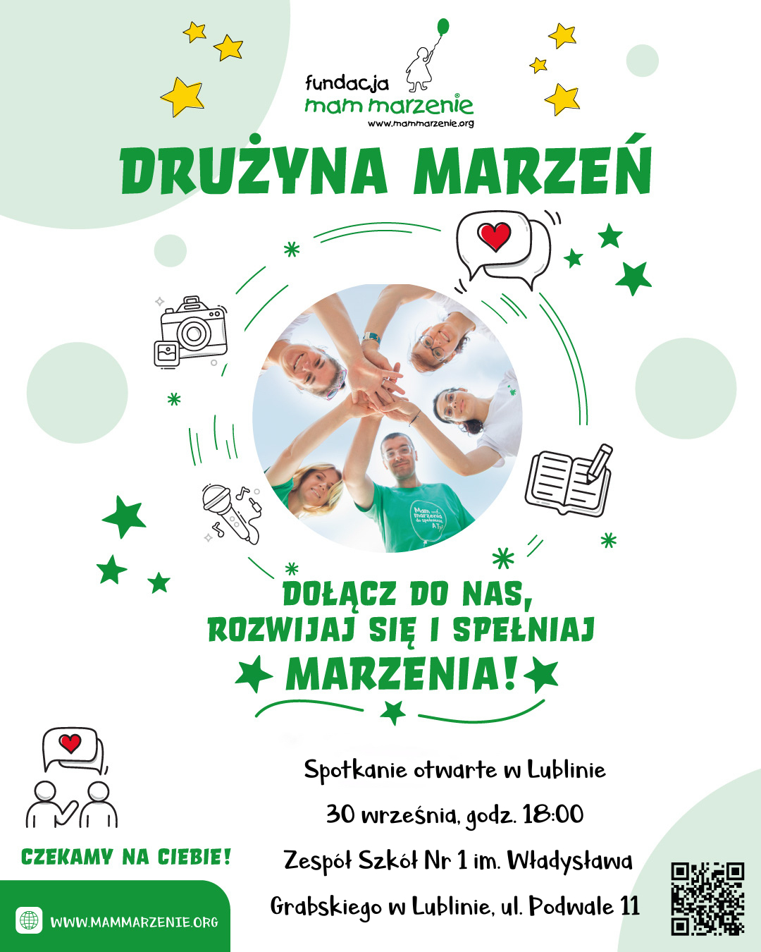 Logotyp organizacji „Fundacja Mam Marzenie”